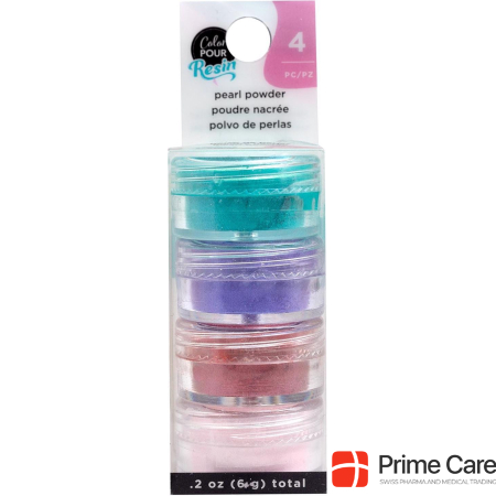 American Crafts Glitter set pearlescent 4 pieces, multicoloured