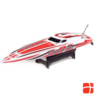 ProBoat Impulse Smart white / red electric brushless racing boat 6S RTR