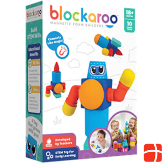 Blockaroo Blockaroo magnetic foam blocks robot box