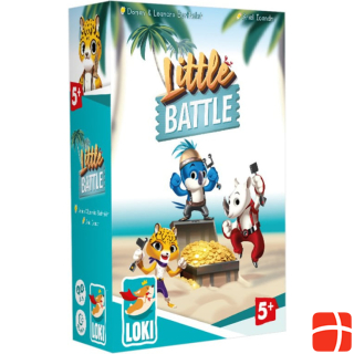Loki Kids 516016 - Little Battle, Kartenspiel, für 3-5 Spieler, ab 5 Jahren