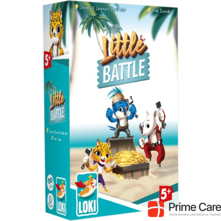 Loki Kids 516016 - Little Battle, Kartenspiel, für 3-5 Spieler, ab 5 Jahren