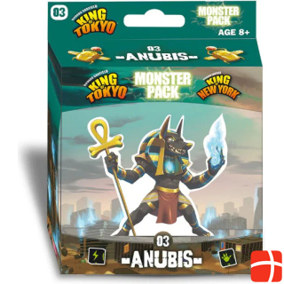 Iello 515323 - Monster Pack Anubis - King of Tokyo, 2-6 players, from 8 years (extension, DE edition)