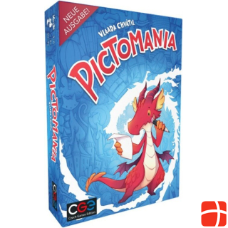 Czech games edition CZ102 - Pictomania, Card Game, for 3-6 Players, from 8 Years