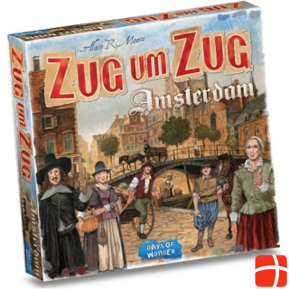 Days of Wonder DOWD0021 - Amsterdam - Cities, Zug um Zug, 2-4 Spieler, ab 8 Jahren (DE-Ausgabe)