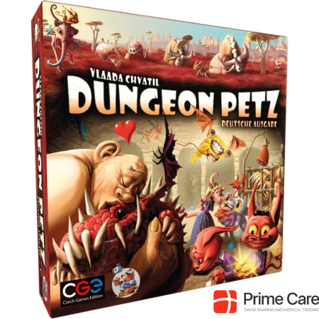 Czech games edition CZ022 - Dungeon Petz, Board Game, for 2-4 Players, from 12 Years