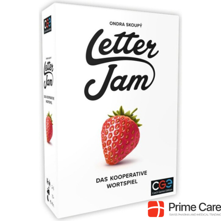 Czech games edition CZ108 - Letter Jam, Card game, 2-6 players, from 10 years (DE edition)