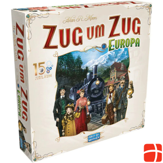 Days of Wonder DOWD0022 - Europe (15 years edition) - Ticket to Ride, from 8 years (DE edition)