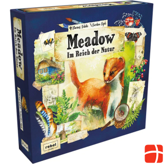 Asmodée REBD0004 - Meadow: Im Reich der Natur - Board game, 1-4 players, ages 10+ (DE edition)