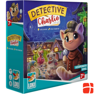 Loki Kids 517822 - Detective Charlie, Card game, 1-5 players, ages 7+ (DE edition)