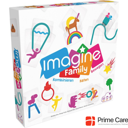 Cocktail games COGD0007 - Imagine Family - Card game, 4-8 players, ages 8+ (DE edition)