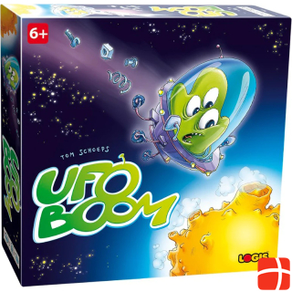 Logis LGI59061 - Ufo Boom - Brettspiel, für 2-4 Spieler, ab 6 Jahren