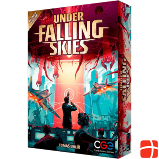 Издание чешских игр CZ114 - Under Falling Skies, настольная игра, 1+ игроков, от 10 лет (издание DE)