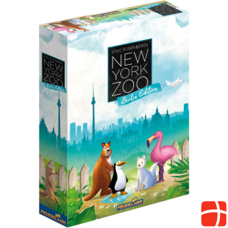 Feuerland FEU31006 - New York Zoo: Berlin Edition - Board game, 1-5 players, ages 10+ (DE edition)