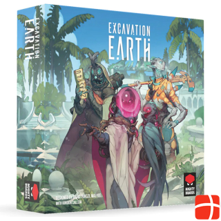 Mighty Boards MIBD0002 - Excavation Earth, Board game, 1-4 players, ages 14+ (DE edition)