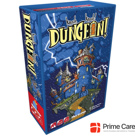 Blue Orange BLOD0079 - Knock! Knock! Dungeon!, Kartenspiel, für 1-6 Spieler, ab 7 Jahren