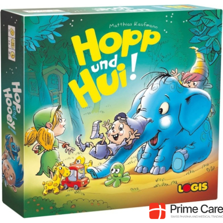 Logis LGI59020 - Hopp und Hui!, Board Game, for 2-4 Players, from 3 Years