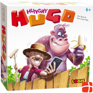 Logis LGI59040 - Hungry Hugo, Figuren-/Kinderspiel, für 2-4 Spieler, ab 6 Jahren