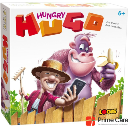 Logis LGI59040 - Hungry Hugo, Figure-/Kids Game, for 2-4 Players, from 6 Years