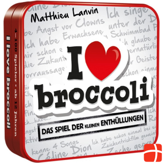 Cocktail games COGD0003 - I love broccoli - Card game, for 4-100 players, ages 12+ (DE edition)
