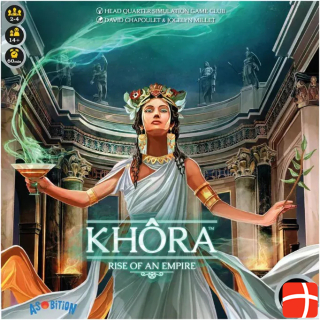 Iello 518249 - Khora, Board game, 2-4 players, ages 14+ (DE edition)