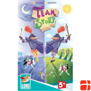 Loki Kids 517792 - Team Story, Kartenspiel, 2-7 Spieler, ab 5 Jahren (DE-Ausgabe)