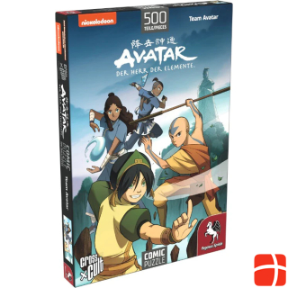 76003G - Avatar - Der Herr der Elemente (Team Avatar), Puzzle, 500 Teile
