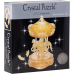 HCM Kinzel HCM59152 - Crystal Puzzle: 3D Carousel - Large, 83 Pieces (DE, EN), from 14 years