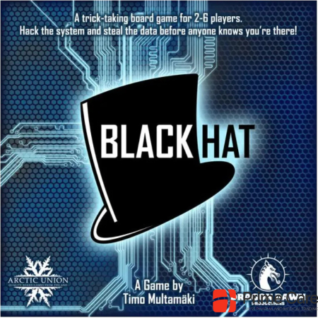 Dragon Dawn BLACK HAT (DE/EN) - Black Hat - international edition, Board Gmae, for 2-6 Players, from 10 Years