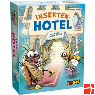 Logis LGI59021 - Insektenhotel, Kartenspiel, für 2-4 Spieler, ab 7 Jahren