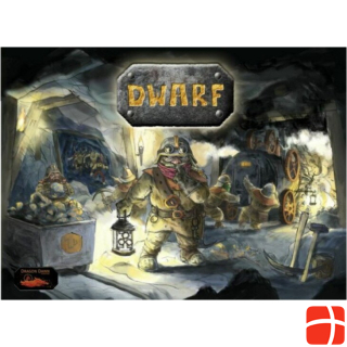 Dragon Dawn DWARF BOARD GAME - Dwarf, Brettspiel (DE/ES), für 1-3 Spieler, ab 9 Jahren