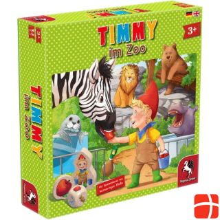 Pegasus 66026G - Timmy im Zoo, Board Game, for 2-4 Players, from 3 Years