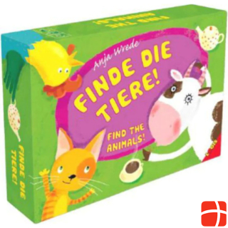 Logis LGI01020 - Find the Animals, Card Game, for 3-6 Players, from 5 Years