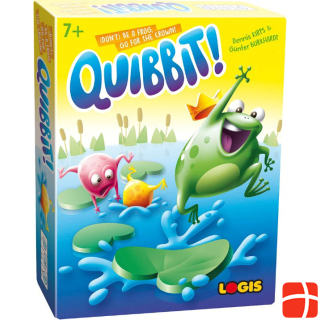 Logis LGI59027 - Quibbit!, Kinderspiel, für 2-4 Spieler, ab 7 Jahren