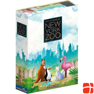 Feuerland FEU63572 - New York Zoo, Board game, 1-5 players, ages 10+ (DE edition)