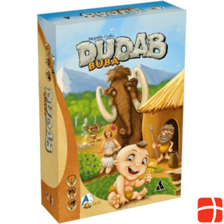 A-Games AGM23010 - Dudab Buba, Cardgame(DE, EN, FR), for 2-6 Players, from 8 Years