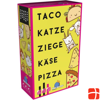 Blue Orange BLOD0074 - Taco Cat goat cheese pizza - Card game, 2-8 players, from 8 years (DE edition)