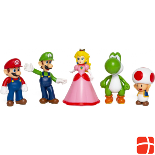 Jakks Pacific Nintendo: Super Mario Figuren 5er Set [ 6,5 cm]