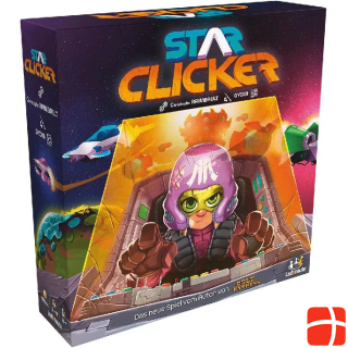 Ludonaute LUDD0019 - Star Clicker - Board game, for 2-4 player, from 8 years (DE Edition)