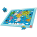 ASS Altenburg 22522002-T - Animal world map - Frame puzzle, from 3 years