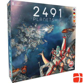 Mebo MB006 - 2491: Planetship - Card Game, for 2-5 Players, from 12 years