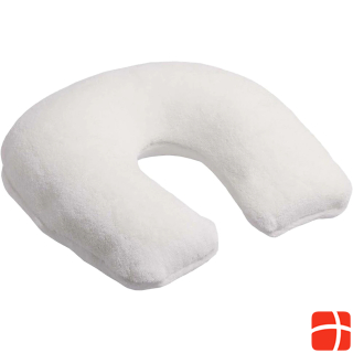 DOR Travel pillow with terry cloth cover 32x30cm PE beads filling