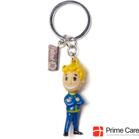 Fallout 3D Metal Keychain