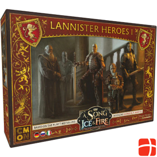 Cmon CMN0073 - A Song of Ice & Fire - Lannister Heroes 1, for 2 players, ages 14+ (IT / DE expansion)