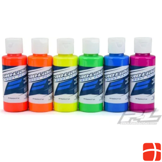 Pro-Line Pro-Line RC Body Paint Fluorescent Color Set (6 Pack)