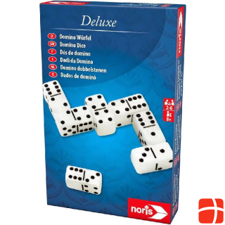 Noris NOR01931 - Deluxe Domino Würfel, für 2-4 Spieler, ab 8 Jahren (DE-Ausgabe)