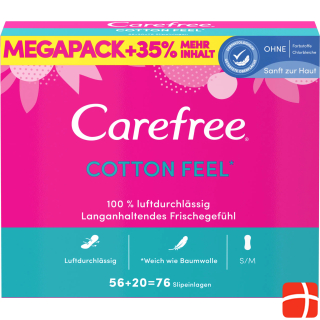 Carefree Carefree Cotton Feel Air Permeable Unscented