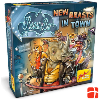 Zoch ZOC05156 - Beasty Bar: New Beasts in Town, Kartenspiel, für 2-4 Spieler, ab 8 Jahren