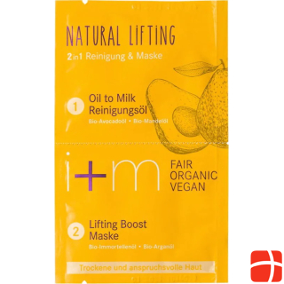 i+m Naturkosmetik Natural Lifting 2 in 1 Cleansing & Mask