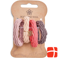 Body Mind Soul Hair tie yoga soft structured 4 pieces