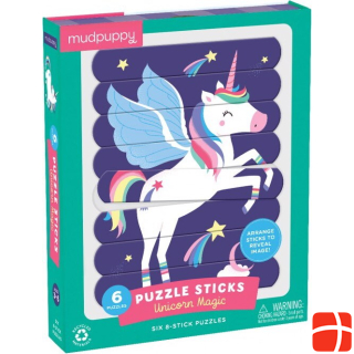 Mudpuppy Puzzle Sticks / Unicorn Magic